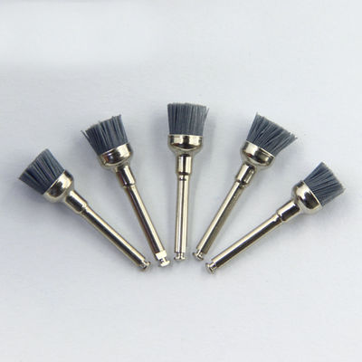 Soft Dental Prophy Brush Cup Shape Abrasive Fiber Silicon Carbide